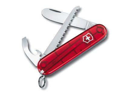 Můj první kapesní nůž Victorinox, červený transparentní