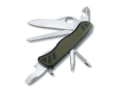 Kapesní nůž SWISS SOLDIERS KNIFE 08, 111 mm, zelený/černý