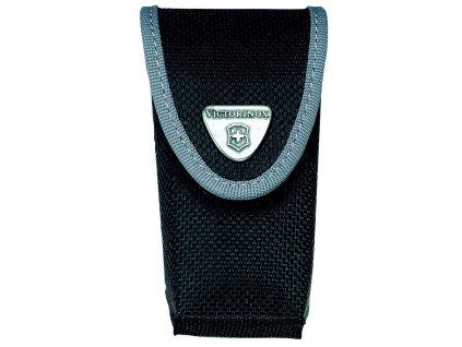 Pouzdro na kapesní nůž Victorinox 91 mm 2-4 želízka, s přihrádkou na baterku, nylonové, černé