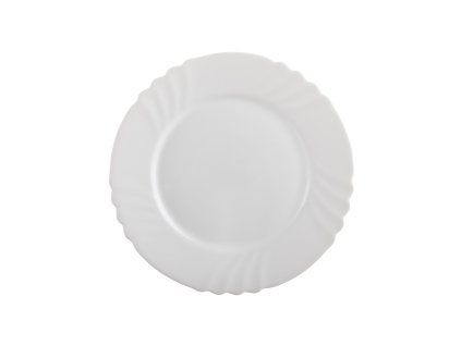 talíř dezertní skleněný EBRO 20cm BÍ