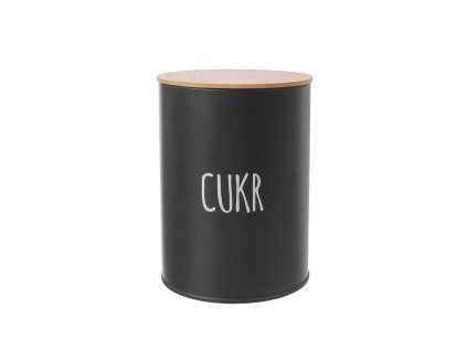 Dóza Cukr BLACK pr. 11 cm