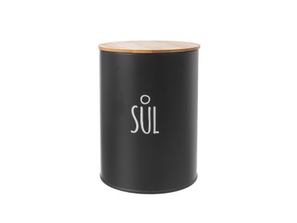 Dóza Sůl BLACK pr. 11 cm