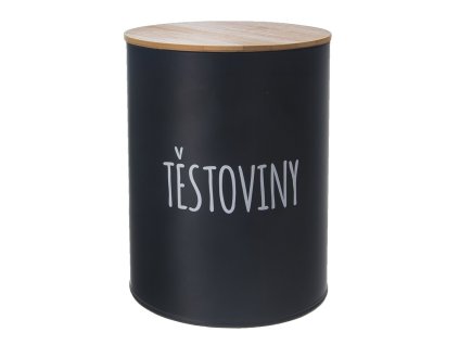 Dóza Těstoviny BLACK pr. 13 cm