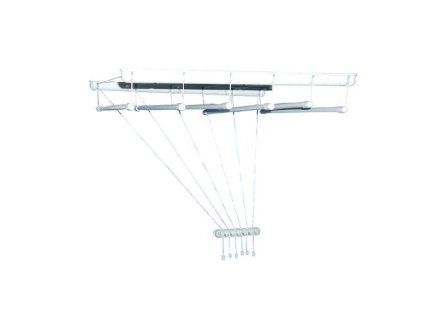 sušák stropový IDEAL 150cm 6 tyčí PH+kov. BÍ