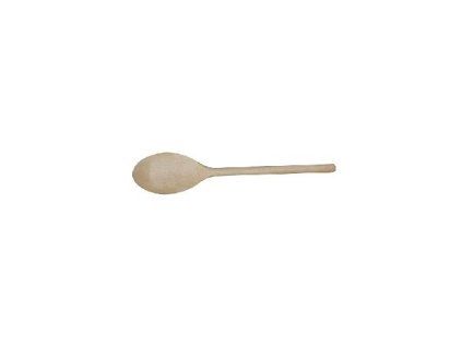vařečka oválná 25cm dřev.