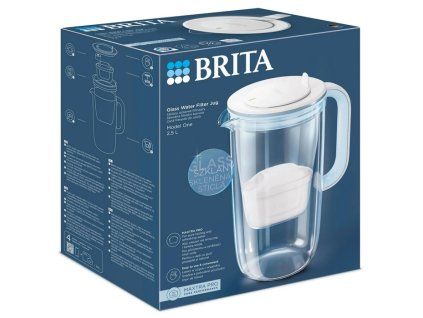 konvice BRITA 2,5l Model One sklo, sv. MODRÁ, PO