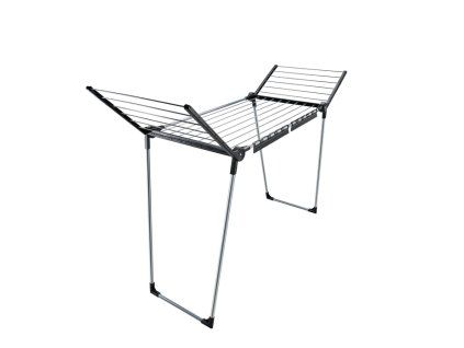 sušák 15m PEGASUS 150 SOLID SLIM BLACK, rozkládací