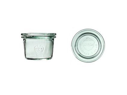 WECK sklen.zavař.  80ml+víčko- 1ks-WECK Sturz (d 60)