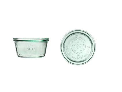 WECK sklen.zavař. 290ml+víčko-1ks-WECK Sturz (d100)