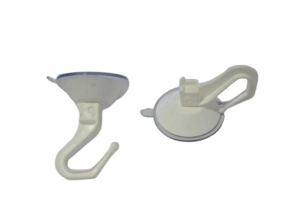 háček s přísavkou KULATÝ d5cm, s páčkou, plast