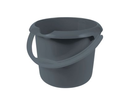 vědro  5l s výlev. ECO šedá, d24x20cm, plast