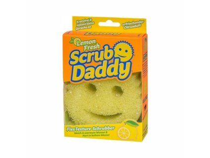 houba SCRUB DADDY žlutá (v teplé vodě měkne)