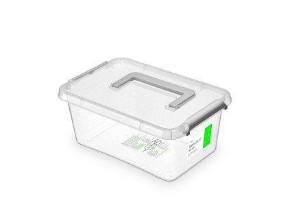 antibakter.box  4,5 l 29x20x12cm,rukojeť,transp.plast