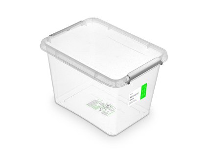 antibakter.box 19,0 l 39x29x26cm, transp.plast
