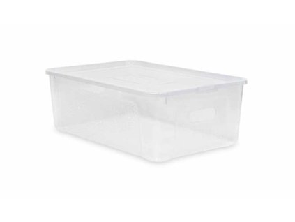 box  7,0l+víko, otvory, 34x20x10, transp. RASTR, MULTIBOX, plast