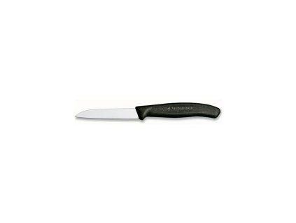nůž  8cm na loupání SWISS Classic, černý, NR/plast