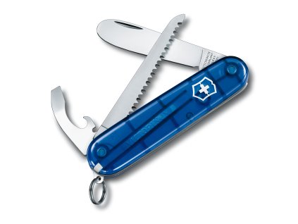 Můj první kapesní nůž Victorinox, modrý transparentní