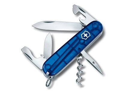 Kapesní nůž SPARTAN, 91 mm, modrý transparentní