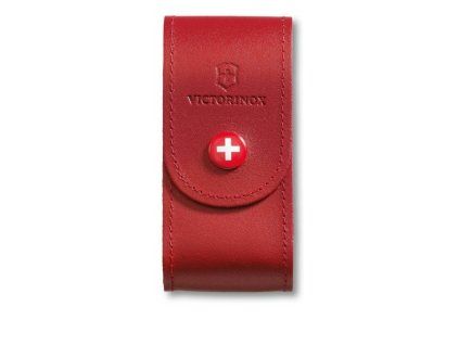 Pouzdro na kapesní nůž Victorinox 91 mm 5-8 želízek, kožené, červené