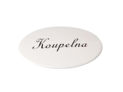znač.byt.KOUPELNA nápis      !
