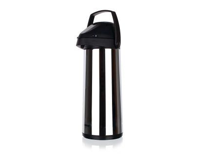 termoska s pumpičkou 1,9l sklo/nerez ČER