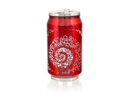 termoska 0,3l plechovka BE COOL BUBBLES ČRV