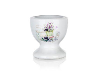 kalíšek na vajíčko LAVENDER keramický