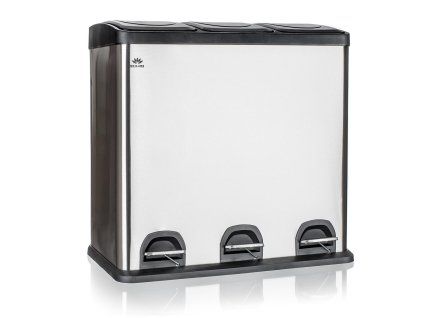 koš na tříděný odpad SAVERY 3x20l nerez/PH