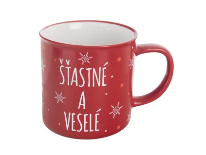 Hrnek VLOČKA Šťastné a veselé 0,51 l