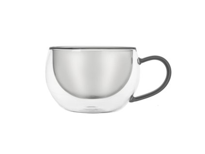 Dvoustěnný hrnek DOUBLE cappuccino 0,33 l 2 ks