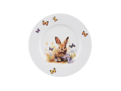 Dezertní talíř JARO zajíc pr. 20 cm