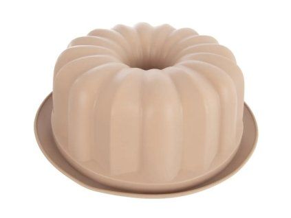 bábovka d26x9,5cm béžová, silikon