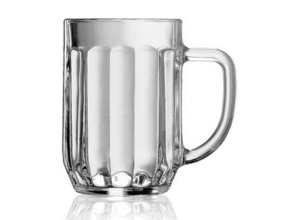 sklen. 500ml, 1ks, PRAHA, ucho, cejch, pivo