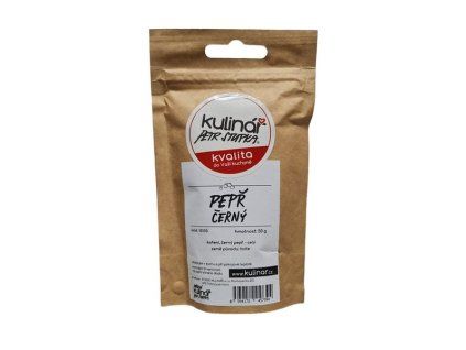 koření-"K"-PEPŘ ČERNÝ M, CELÝ, sáček-50g  QQ