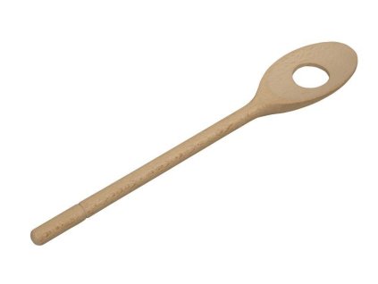 vařečka  30cm s 1otvorem, dřevo