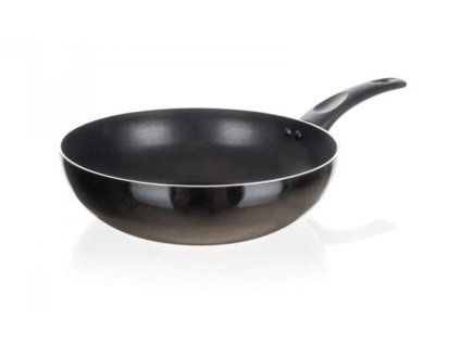 pánev d28x8,0cm WOK BLACK CUISINO, nepř.p.,indukce