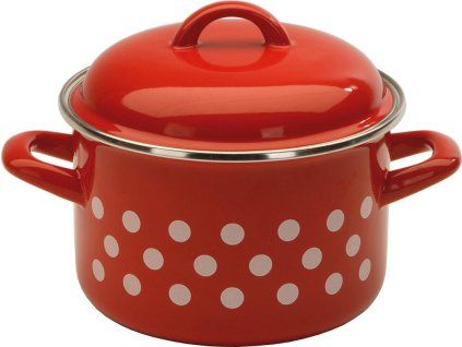 hrnec + poklice pr.14cm 1,5l PUNTÍK ČRV