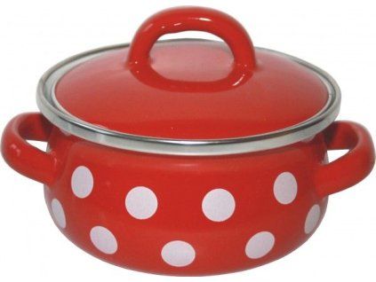 rendlík+PO d20 červ., bílý puntík   2,7l, smalt