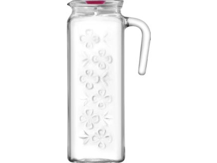 džbán 1,2l BLOOM s víčkem,sklo