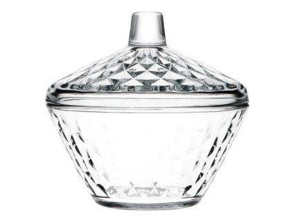 cukřenka d11,4cm,. 330ml ARTEMIS, víko, sklo