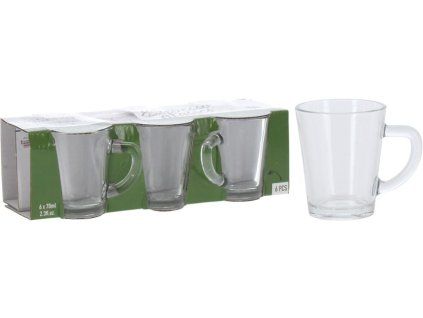 hrnek-šálek  70ml, 6ks, sklo