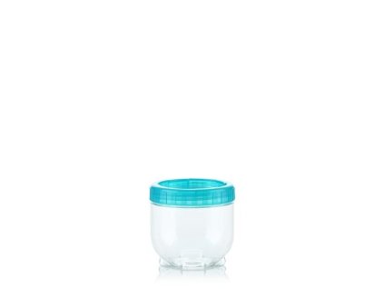 dóza 0,50l INTERLOCK, d 9,5x 9,2cm, plast