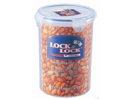 dóza 1,80l LOCK HPL933D kulatá, d11,6x18,6cm, plast