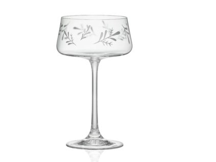 Set koktejlek s dekorem lístků 35 17502
