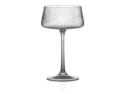 Set šedých koktejlek s mrazivým dekorem 35 17504