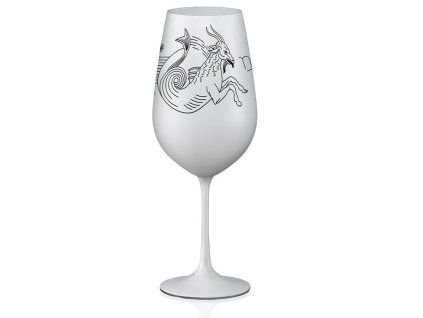 Sklenice na víno Kozoroh 550 ml | Bílá 35 17539