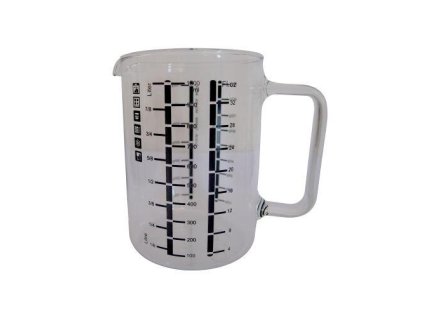 odměrka kuchyňská 1,0l skleněná vysoká