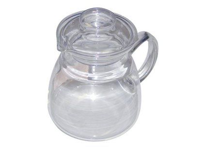 konvice JANA 0,6l víčko skl., rukojeť skl.