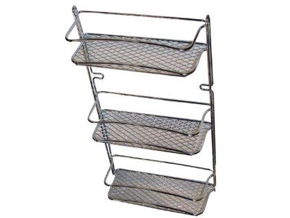 polička koupelnová STAR 3 patra 23x10x46cm Cr  2967 35 20896