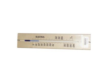 teploměr do sauny 27cm dřev.